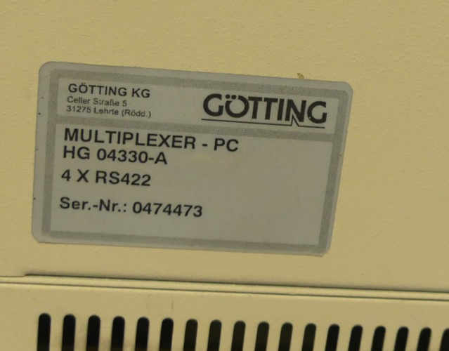 GÖTTING MULTIPLEXER-PC HG 04330-A