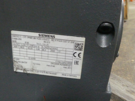 Siemens Simotics 3~ 1PH8138-1CZ22-0LA2-Z Defekt s.Bilder