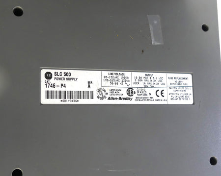 Allen Bradley SLC 500 1746-P4 + 10x 1746-IB16