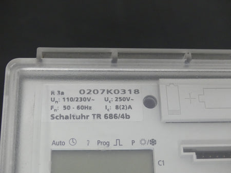 Theben Schaltuhr TR 686/4b licht beschägit s.Bilder