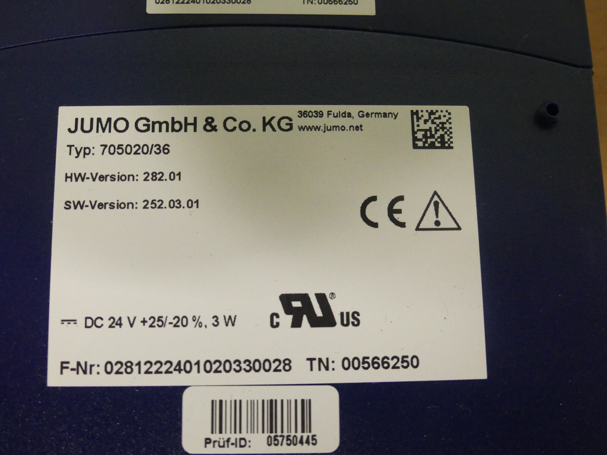jumo 705020/36 HW-Version:282.01