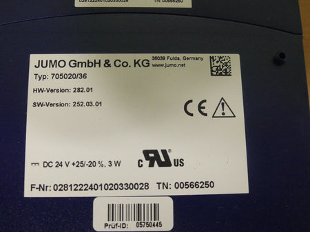 jumo 705020/36 HW-Version:282.01