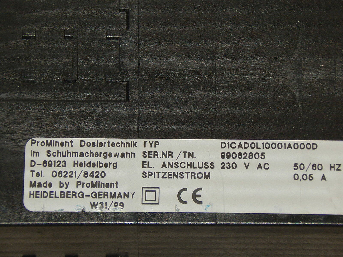 Prominent Dosiertechnik Dulcometer D1CAD0L10001A000D used