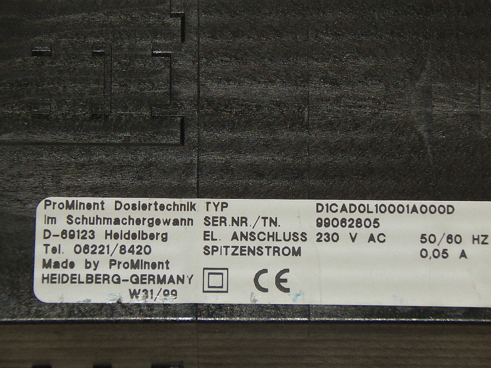  Prominent Dosiertechnik Dulcometer D1CAD0L10001A000D used