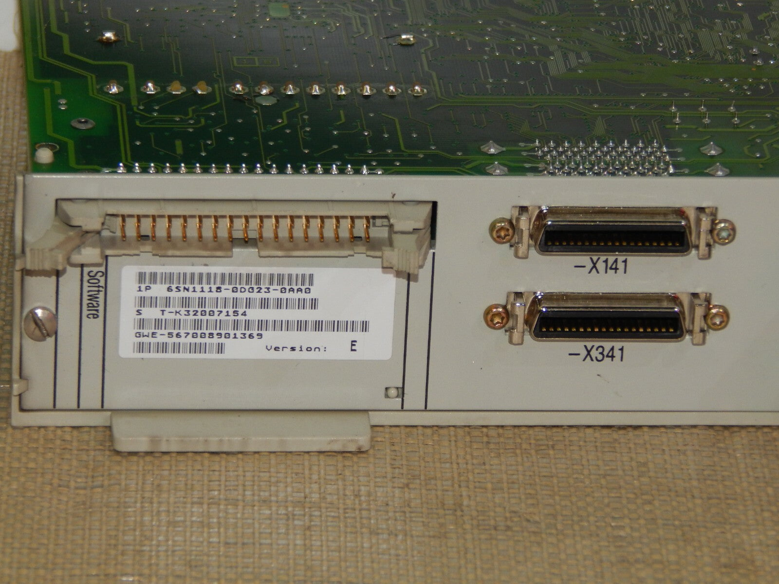  SIEMENS Simodrive Regelungseinschub 6SN1118-0DG23-0AA0 Version: E
