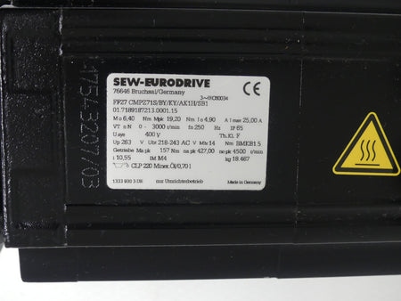 SEW-EURODRIVE FF27 CMPZ71S/BY/KY/AK1H/SB1