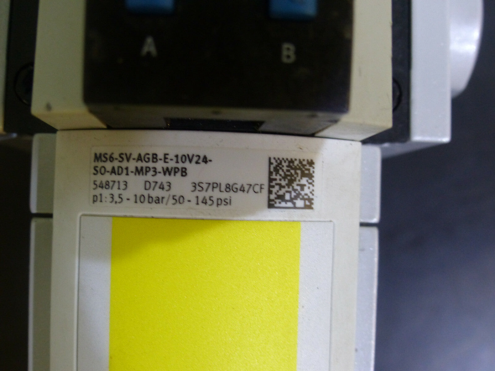 Festo MS6-SV-AGB-E-10V24-So-AD1-MP3-WPB