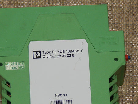 Phoenix Contact FL HUB 10BASE-T Ord.No.:2831028 HW: 11 used