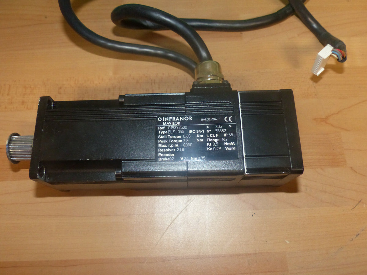 Infranor Mavilor Servomotor BLS-055 used s.Blider