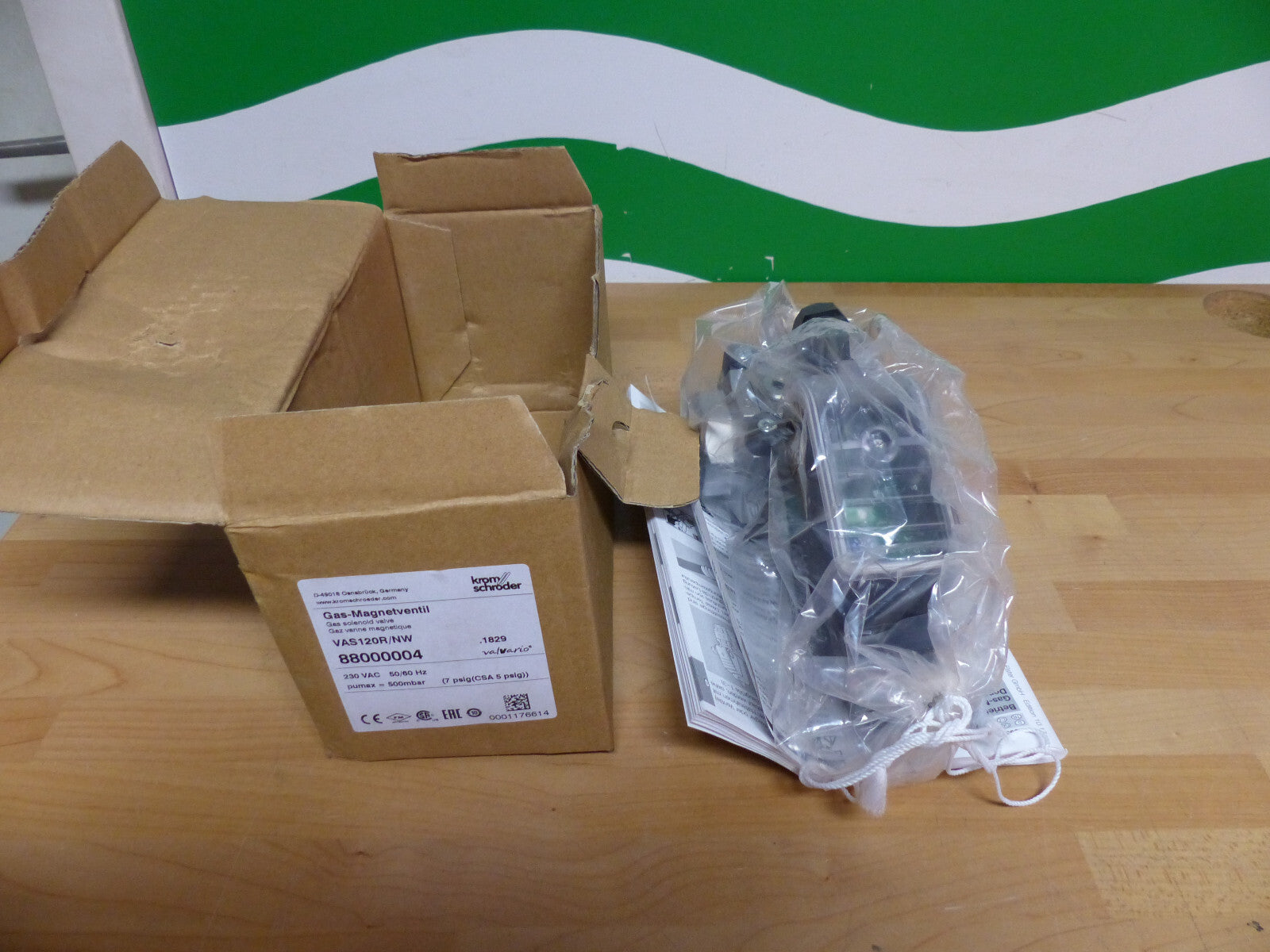 krom schröder, Gas Regler mit Magnetventil VAD120R / NW s.Bilder