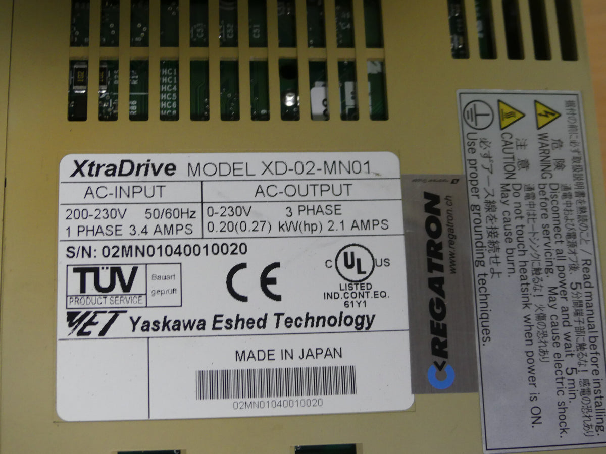 Yaskawa XtraDrive XD-02-MN01 Leicht Beschädigt s.Bilder