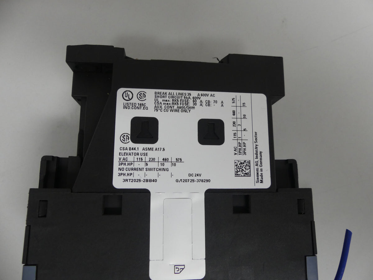 Siemens Sirius 3RT2025-2BB40