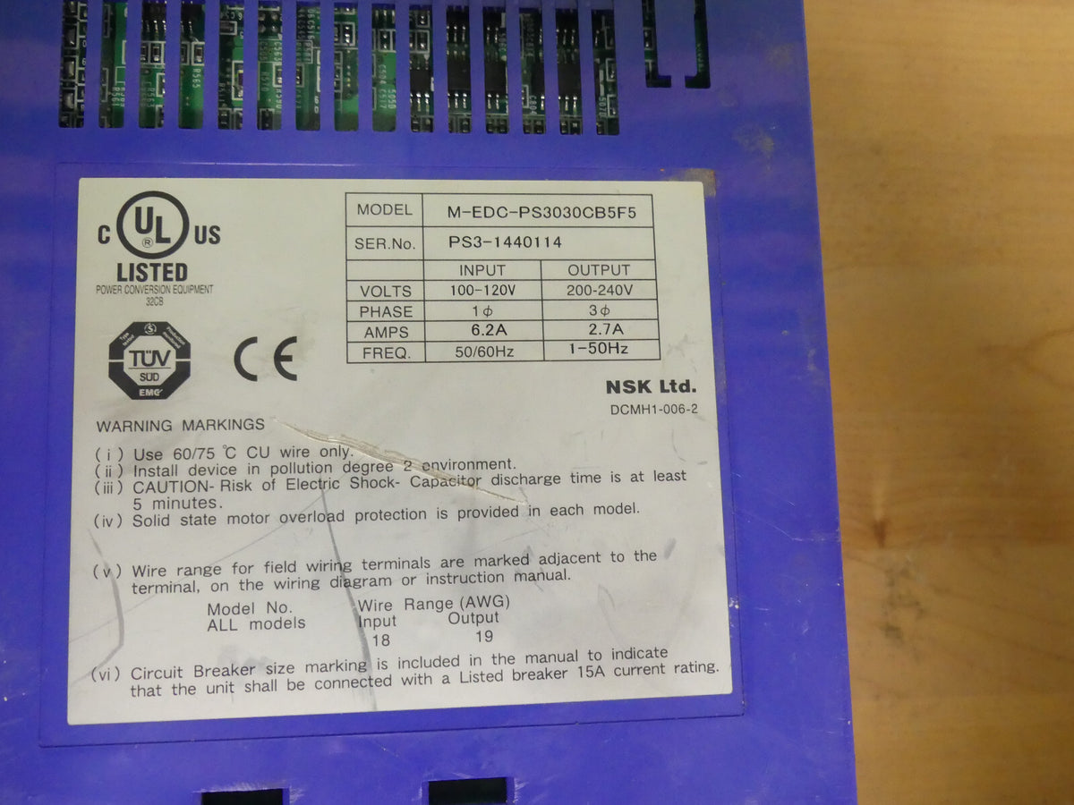 NSK M-EDC-PS3030CB5F5   SERVOANTRIEB