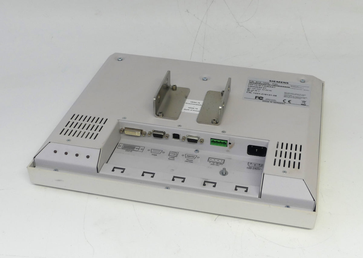 Siemens SCD 1520-T BEDIENSCHNITTSTELLE