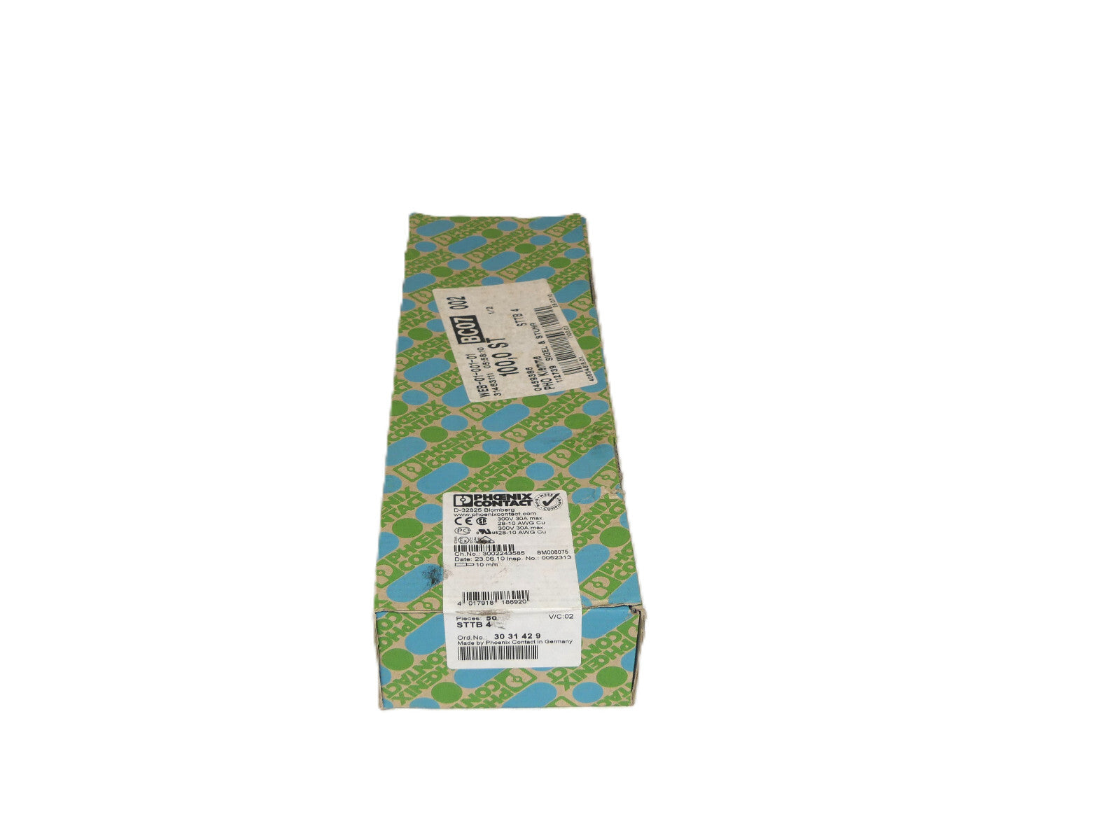 50x Phoenix Contact STTB 4 Reihenklemme