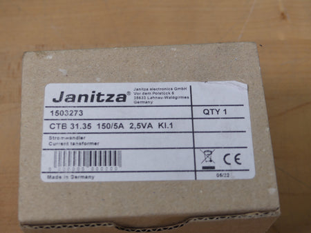 Janitza CTB 31.35 CTB31.35 150/5A 2,5VA Kl.1 Stromwandler