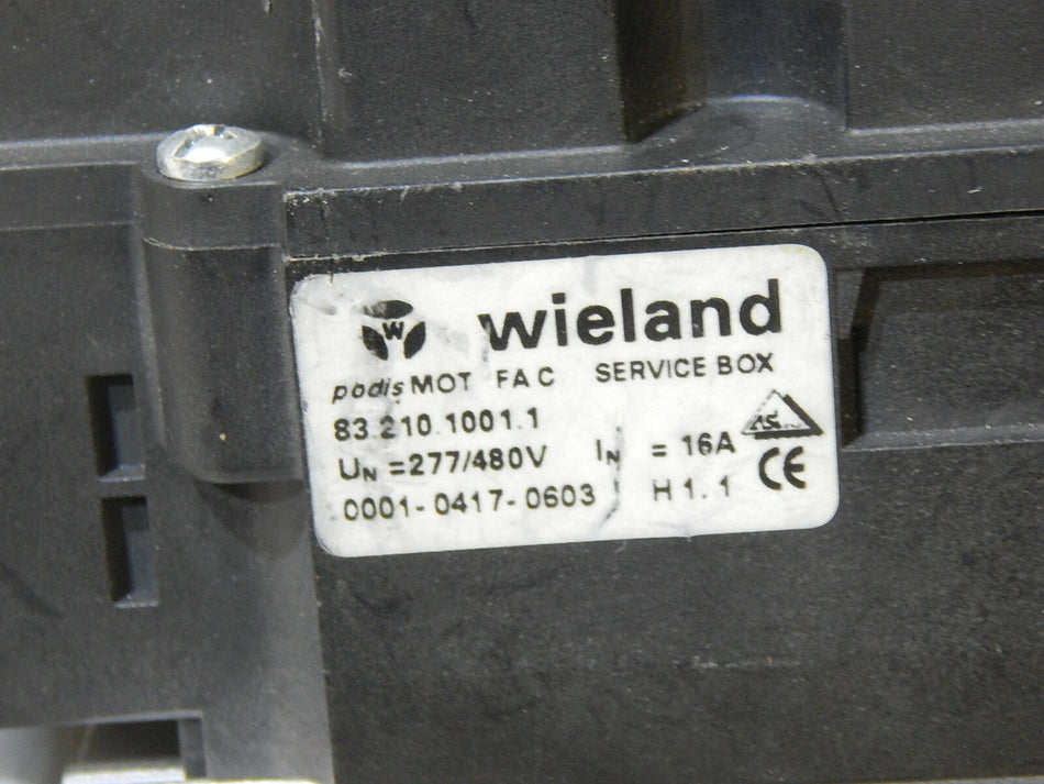 WIELAND PODIS MOT FAC 83.210.1001.1 mit Kabel Neuwertig