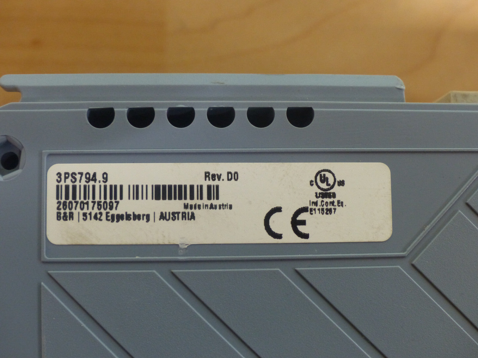 B&R 2005 3PS794.9 Rev D0 Netzteilmodul