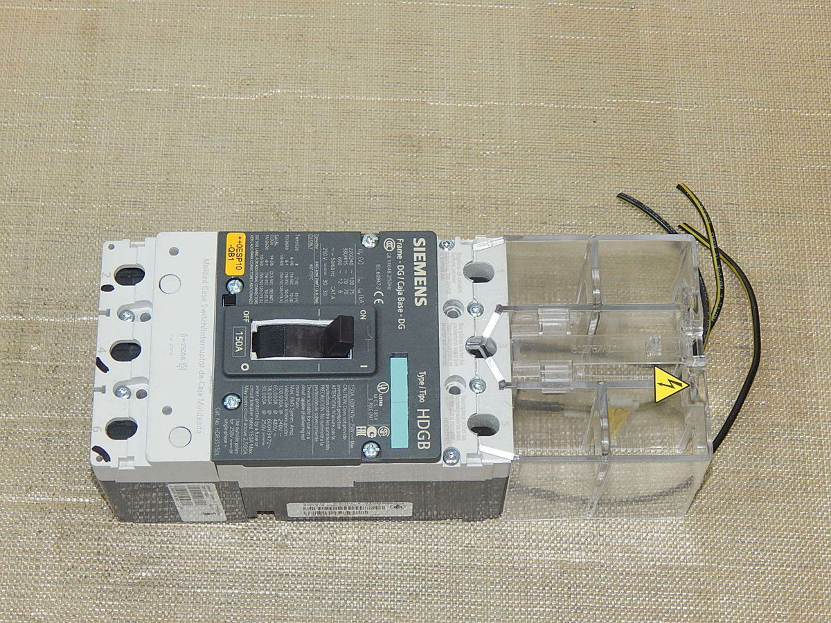 SIEMENS 3VL2515-3RR30-0AA0 + 3VL9215-7KE30 Leistungsschalter 150A used