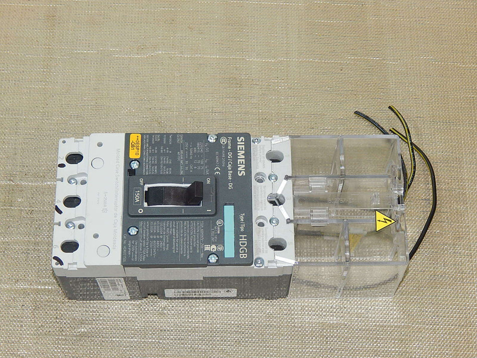 SIEMENS 3VL2515-3RR30-0AA0 + 3VL9215-7KE30 Leistungsschalter 150A used