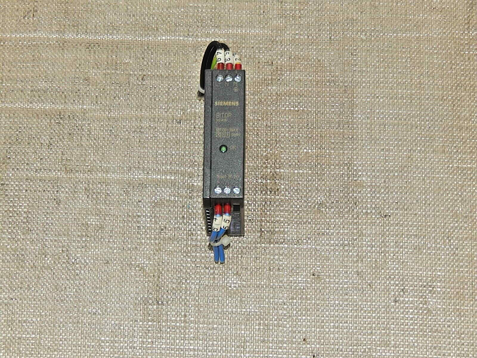 Siemens Sitop Power supply 6EP1 331-2BA10 Stromversorgung 24V DC used