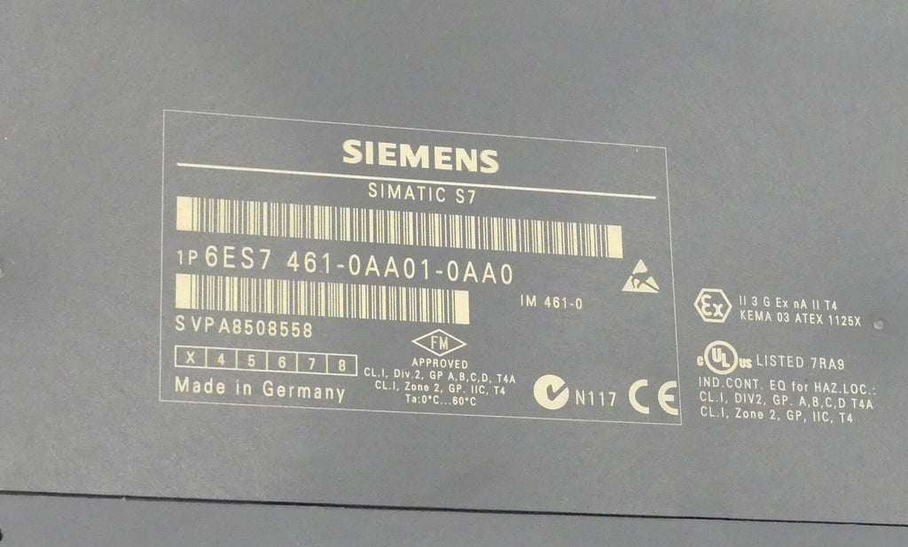 Siemens 6ES7461-0AA01-0AA0
