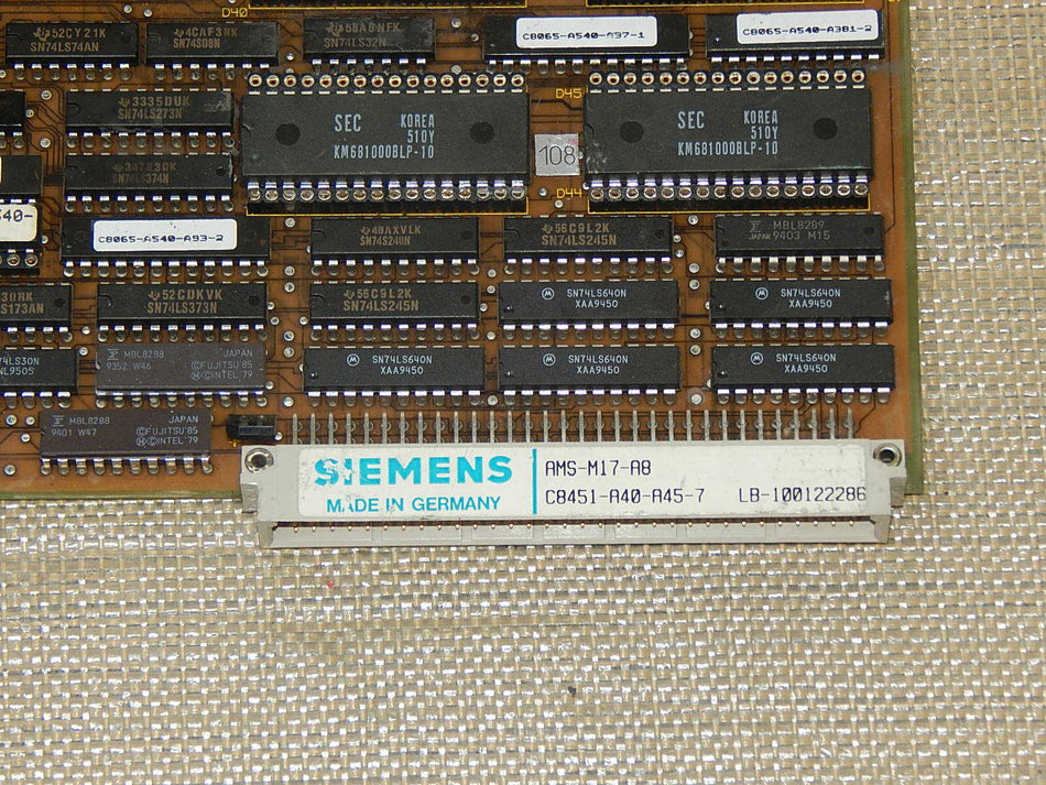 Siemens  C8451-A40-A45-7  AMS-M17-A8 used