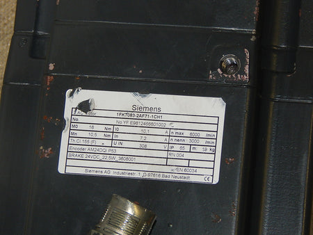 Siemens Servomotor  1FK7083-2AF71-1CH1 used