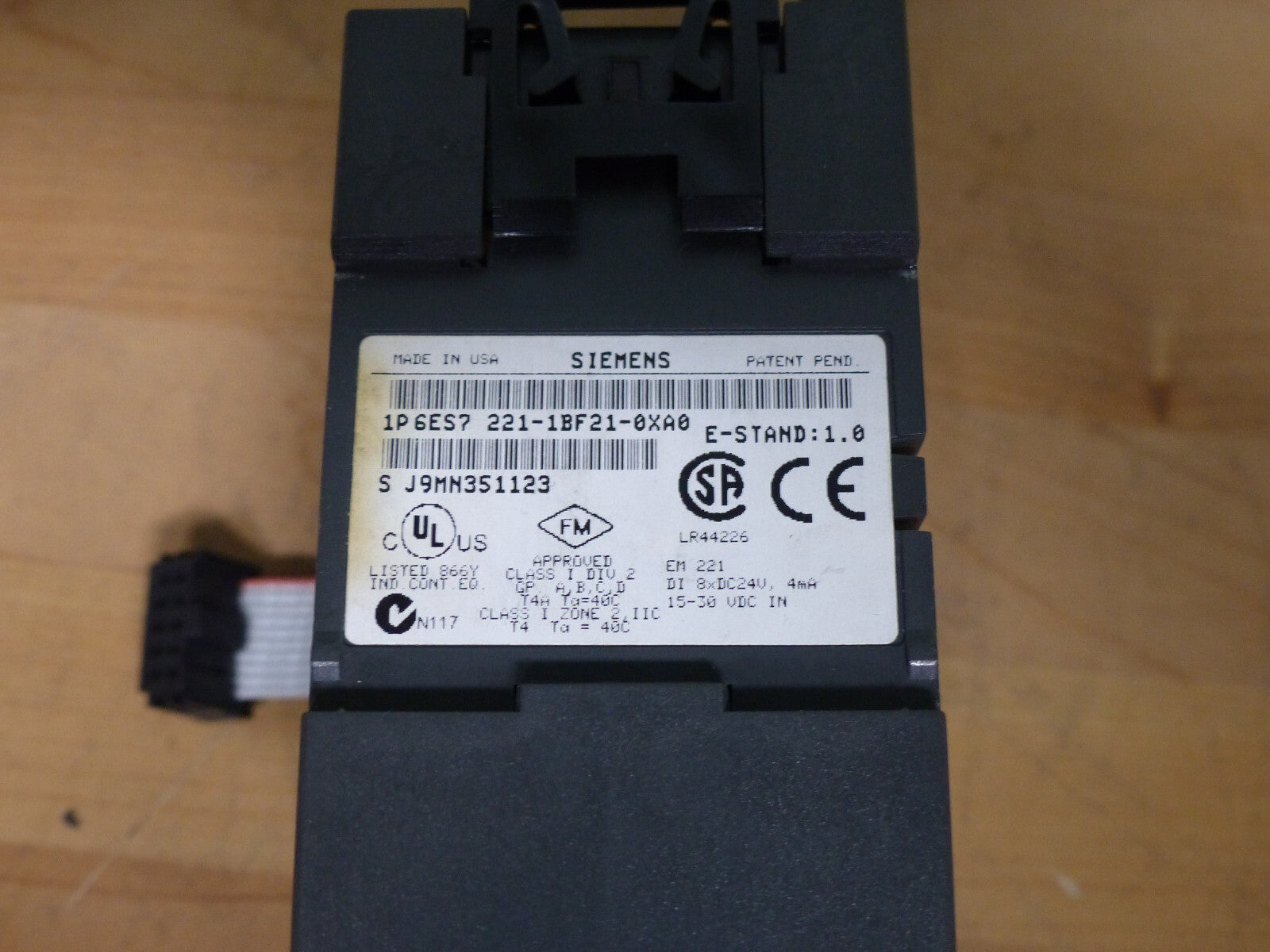 Siemens  6ES7 221-1BF21-0XA0 used s.Bilder
