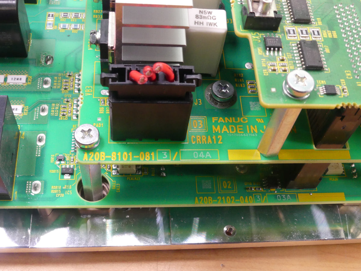 FANUC Servoverstärker A06B-6400-H005, A20B-8101-079,A20B-8101-081,A20B-2102-040