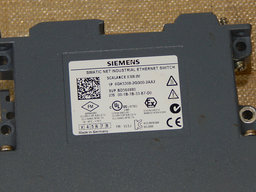  Siemens Switch Scalance X308-2M  6GK5308-2GG00-2AA2 