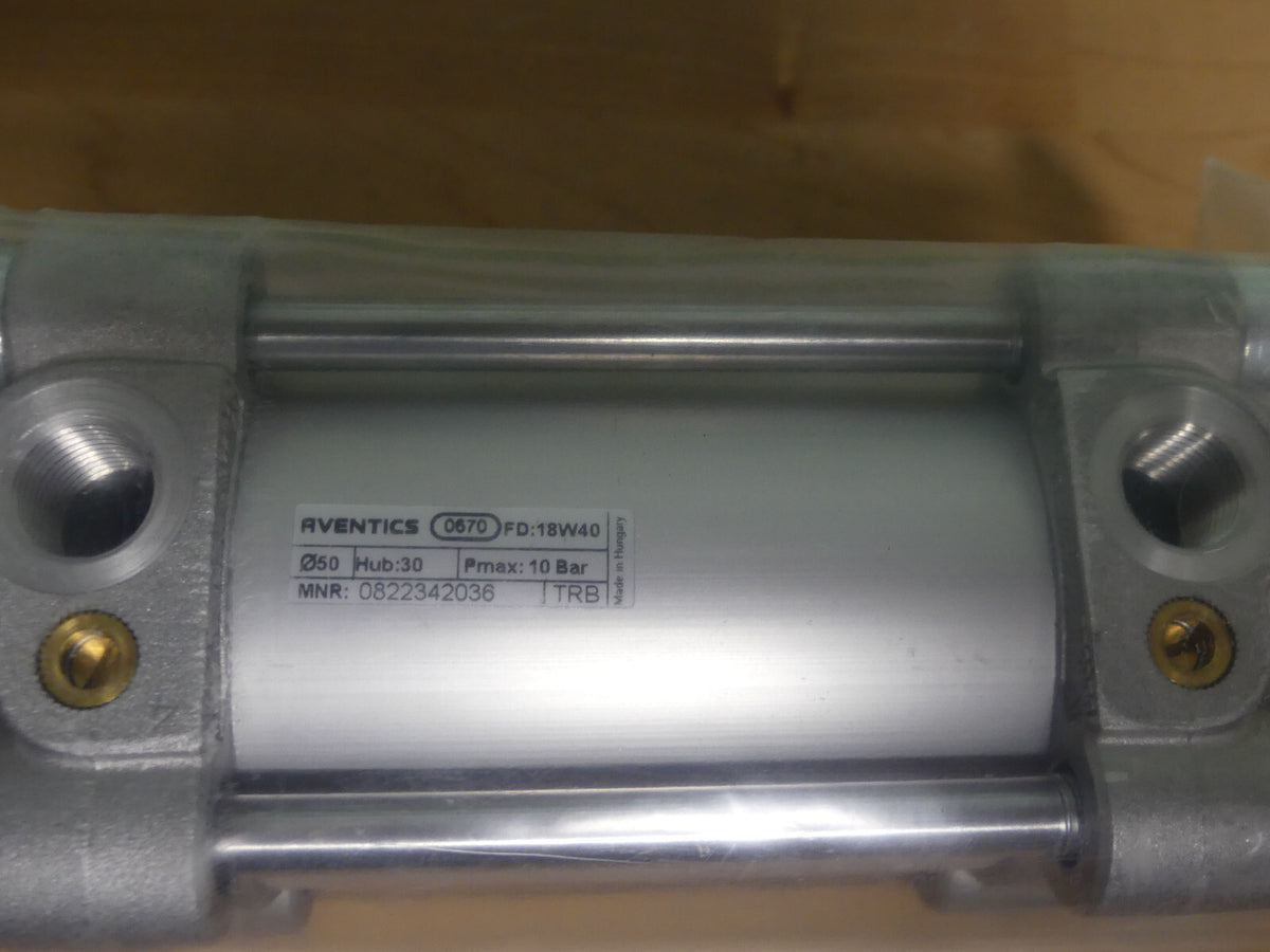 Aventics Pneumatik Zylinder MNR:0822342036 FD:18W40