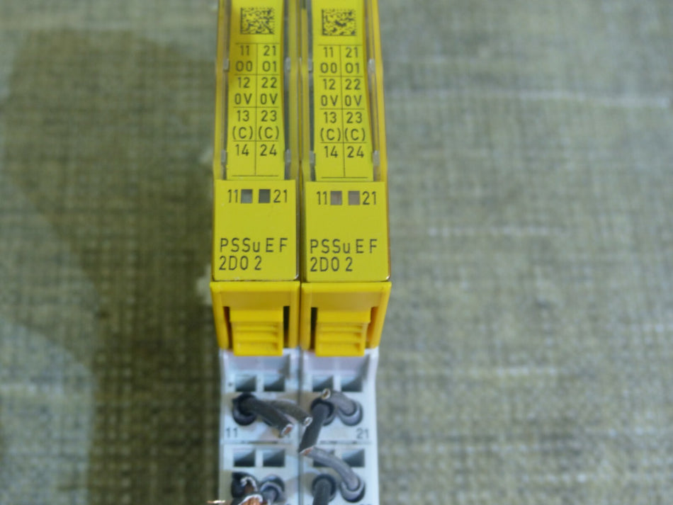2x Pilz PSSu E F 2D0 2