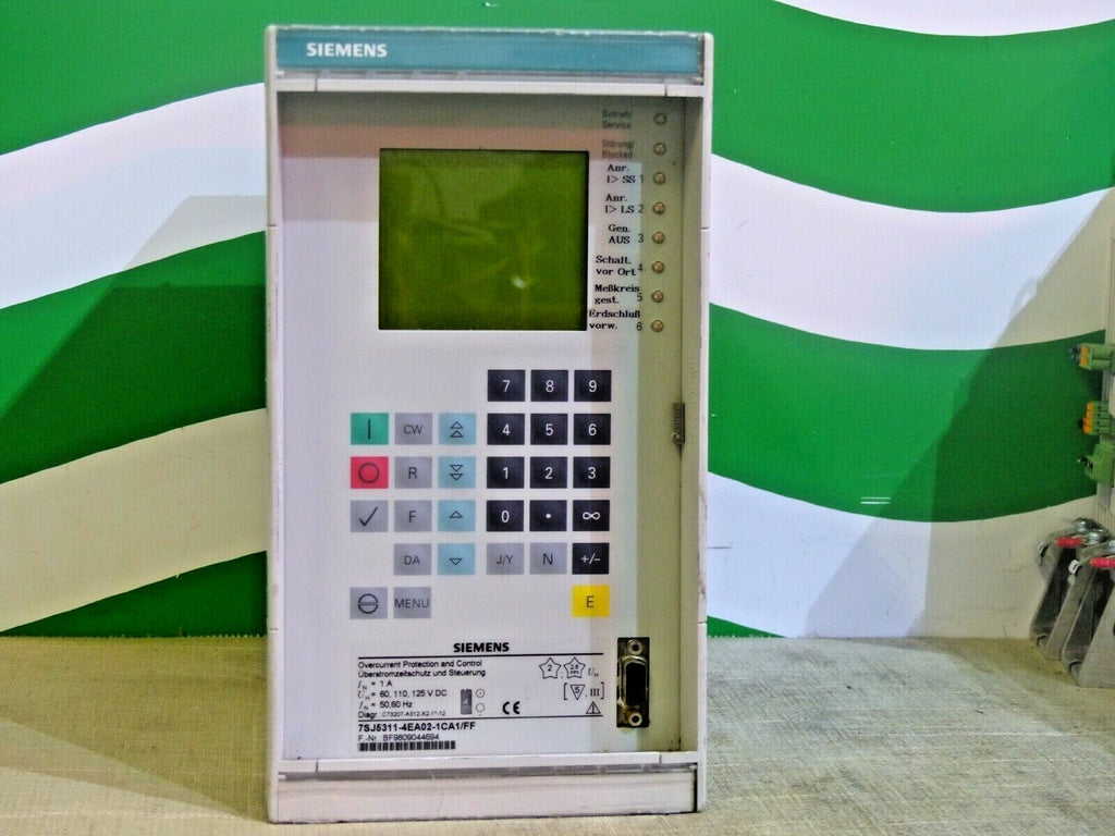 Siemens 7SJ5311-4EA02-1CA1/FF Überstromseitschutz