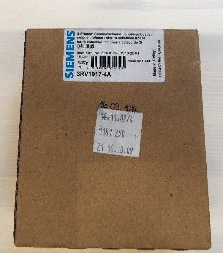 Siemens 3-Phasen Sammelschiene 6RV1917-4A Neu