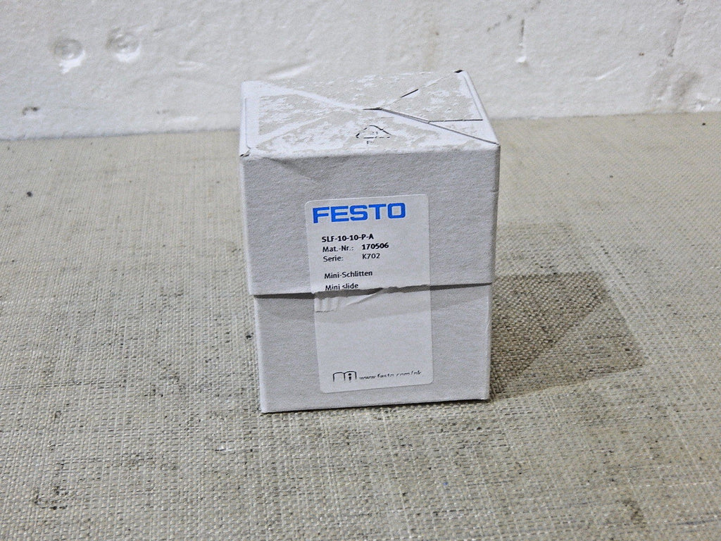 Festo SLF-10-10-P-A Mini Schlitten Zylinder Pneumatik    170506  New
