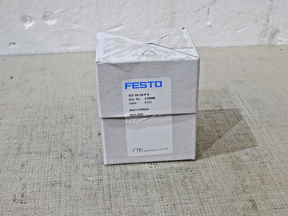 Festo SLF-10-10-P-A Mini Schlitten Zylinder Pneumatik    170506  New