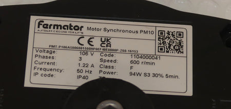Fermator Door Motor PM10 Automatic Doors For Lifts s.Bilder
