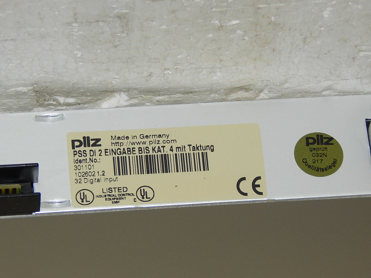 PILZ PSS DI 2 Eingabe bis KAT.4 mit Taktung 32 Digital Input Ident.NO 301101 