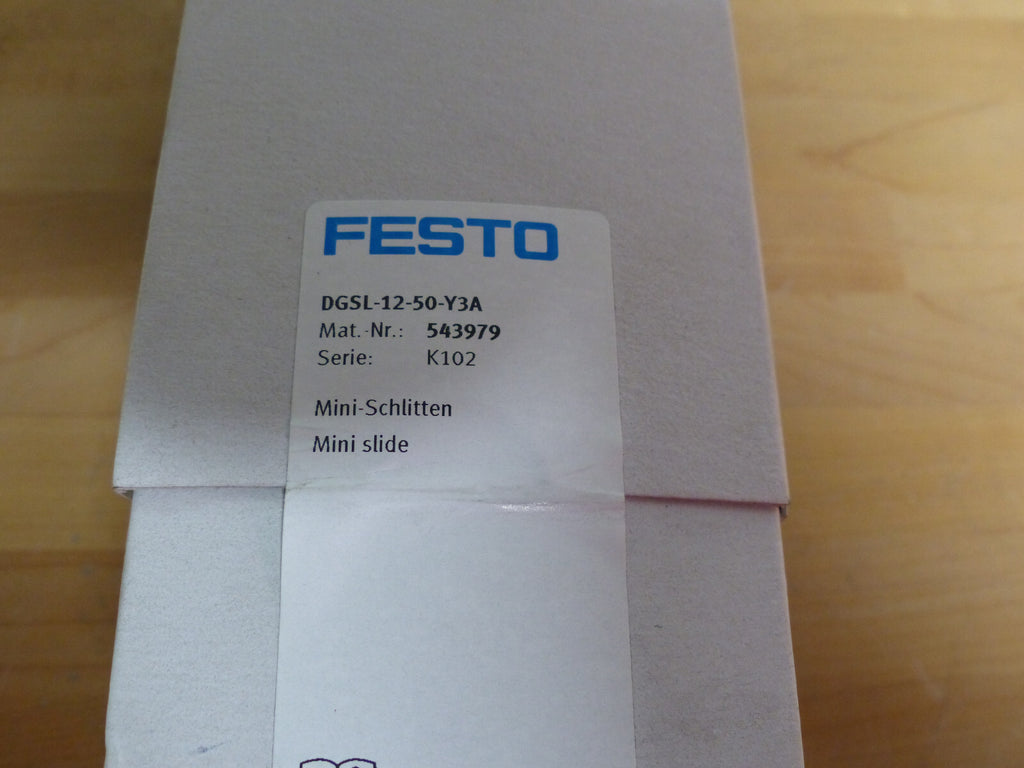 Festo DGSL-12-50-Y3A Mini-Schlitten 543979 s.Bilder
