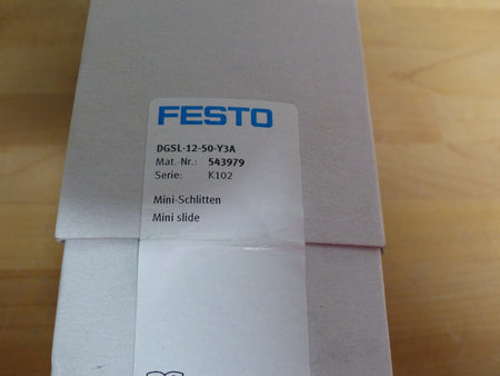 Festo DGSL-12-50-Y3A Mini-Schlitten 543979 s.Bilder