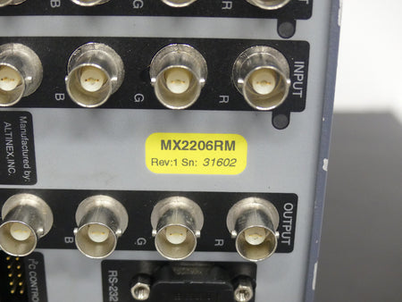 ALTINEX MX2206RM HOCHAUFLÖSENDER SCHALTER s.Bilder
