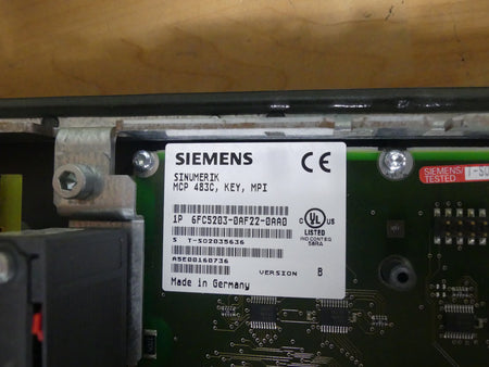 Siemens SINUMERIK Maschinensteuertafel MCP 483C    6FC5203-0AF22-0AA0