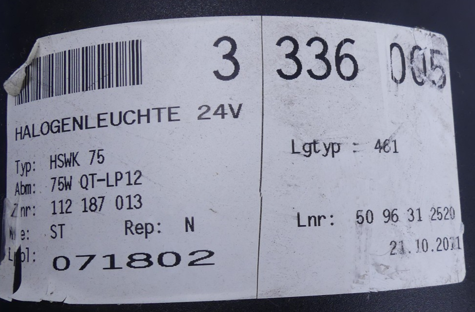 Waldmann HSWK75 112187013