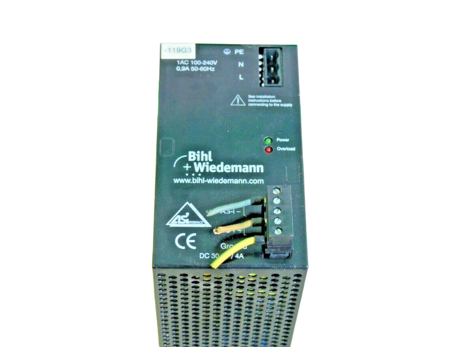 Bihl+Wiedemann BW1649 Power Supply 