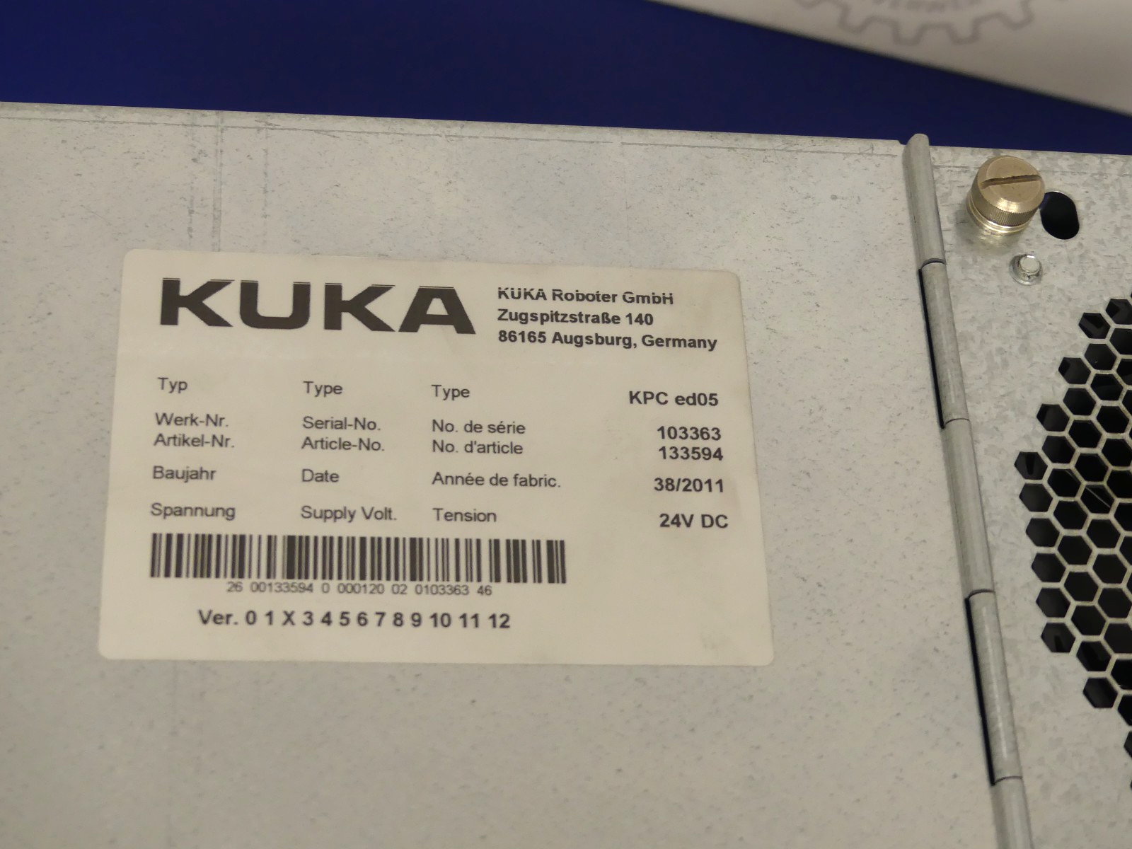 KUKA KPC ED05  KBC ed05 ROBOTERSTEUERUNG