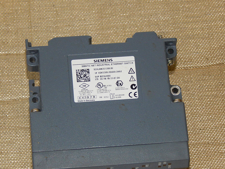  Siemens Switch Scalance X308-2M  6GK5308-2GG00-2AA2 