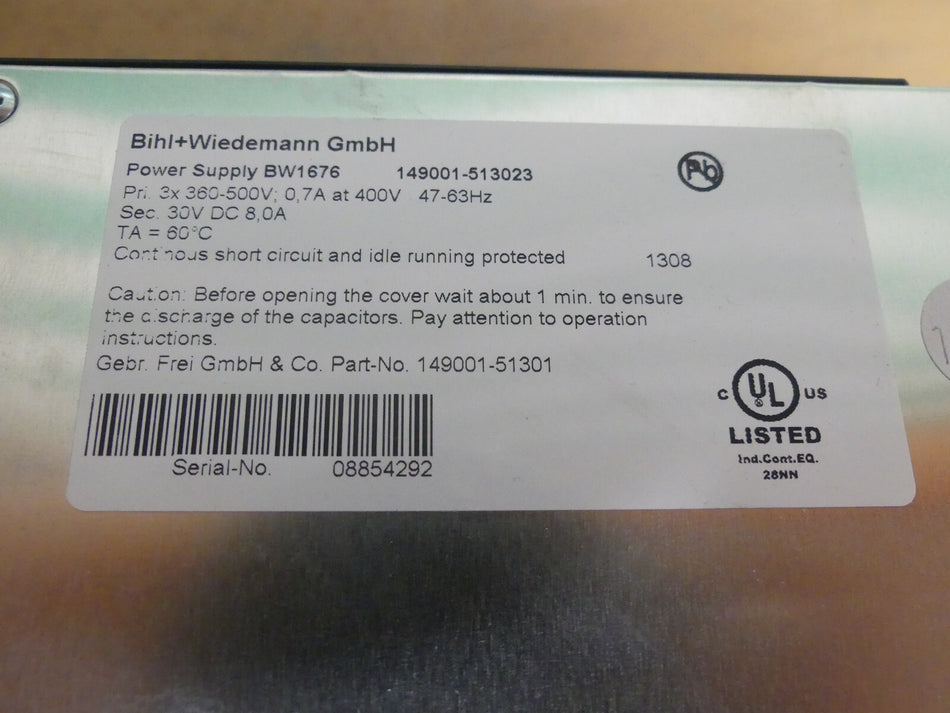 BIHL+WIEDEMANN BW 1676