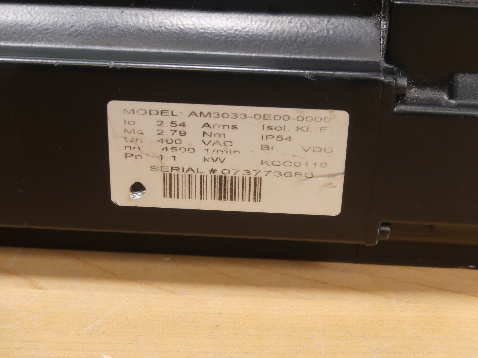 BECKHOFF AM3033-0E00-0000 Servomotor