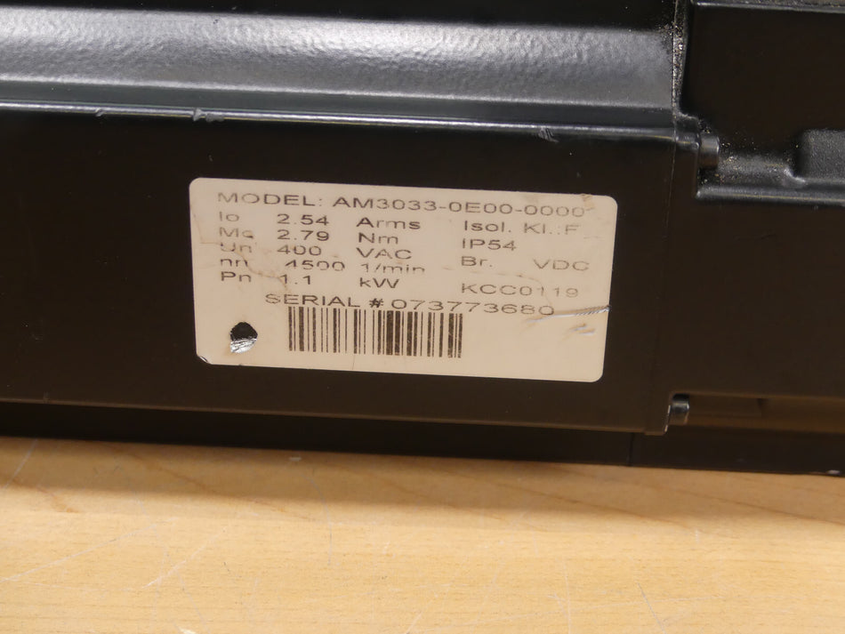 BECKHOFF AM3033-0E00-0000 Servomotor